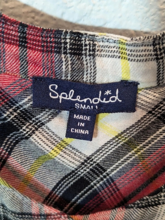 Splendid Plaid Dress Lightweight - Picture 3 of 3